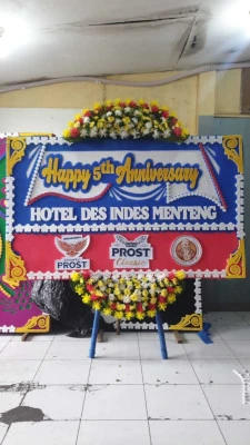 Papan Bunga di Venue Wedding Serpong